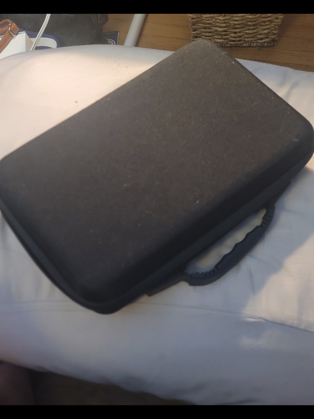 Black Compact Organizer Case with Dividers - Picture 2 of 3